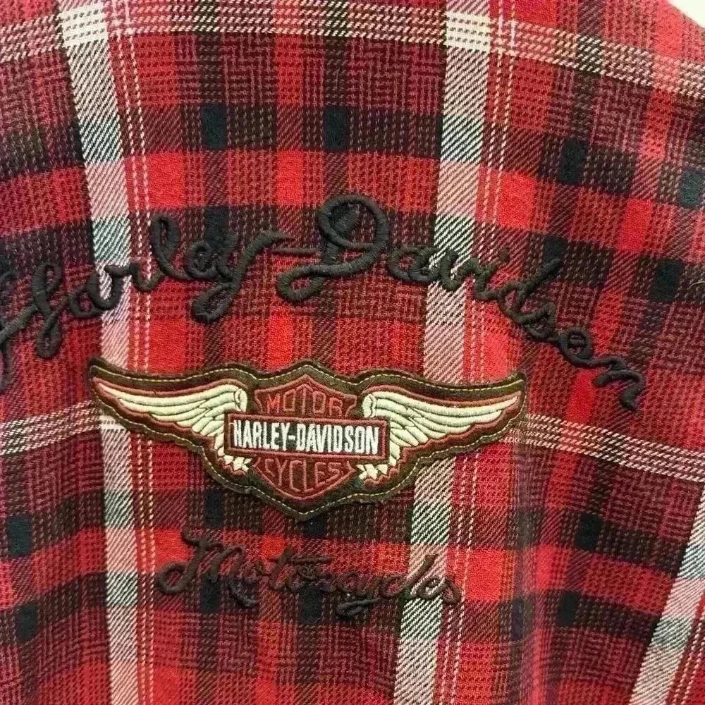 Harley-Davidson Heritage Silver Wing 'Shacket" (Shirt Jacket) Women’s Size M - Picture 5 of 12